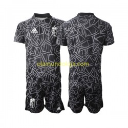 Camisola Granada Guarda-redes Criança Equipamento Primeiro 2022-2023 Manga Curta
